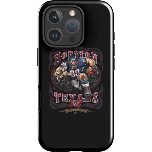 Liquid Blue NFL Houston Texans Running Back iPhone 16 Pro Impact Case